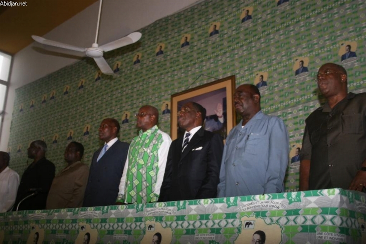 Réunion du Bureau Politique du Pdci-Rda, hier, à Cocody : Tous expriment leur indéfectible soutien au président Bédié